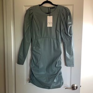 Zara leather dress